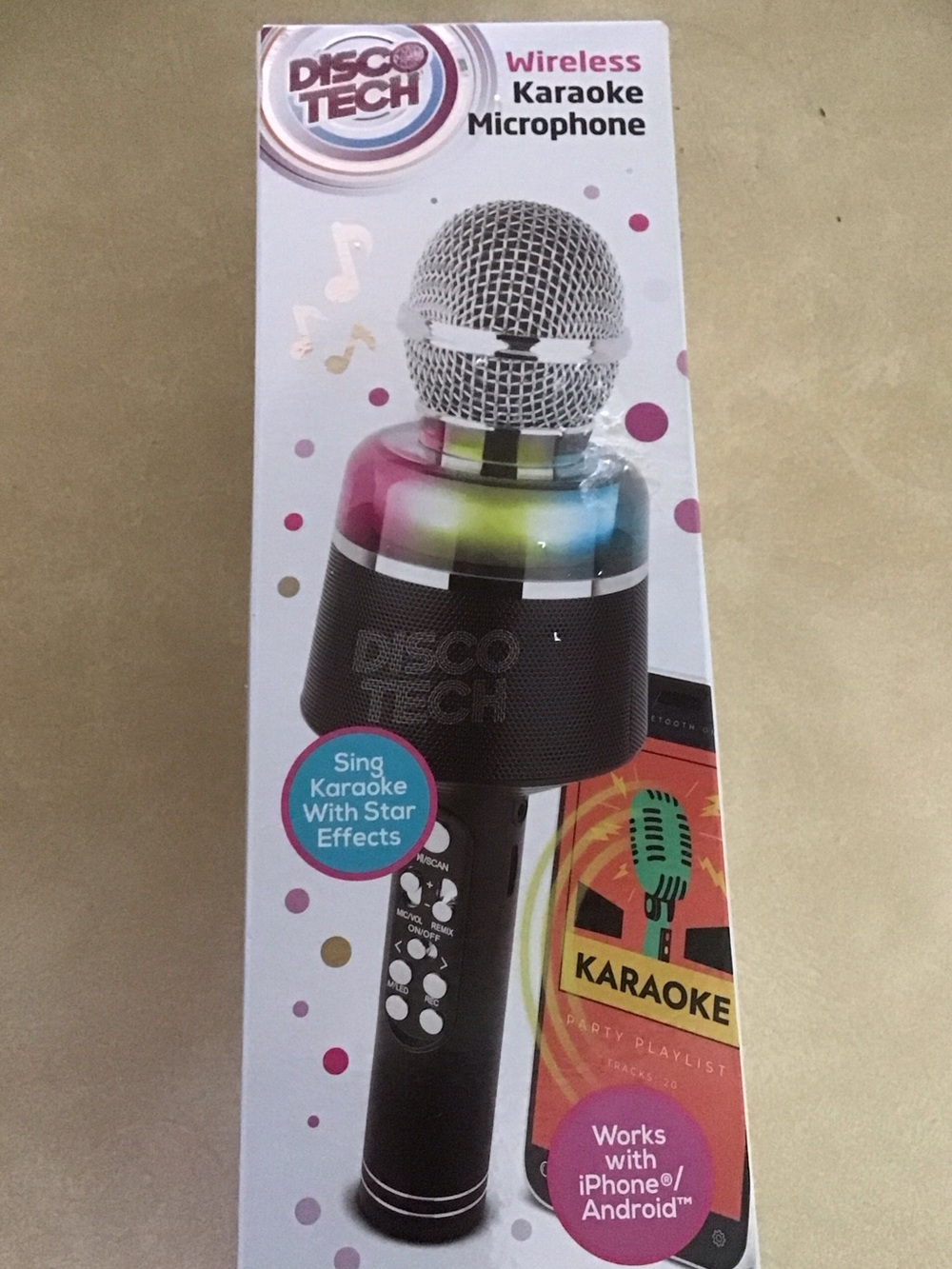 Wireless Karaoke Microphone - Black